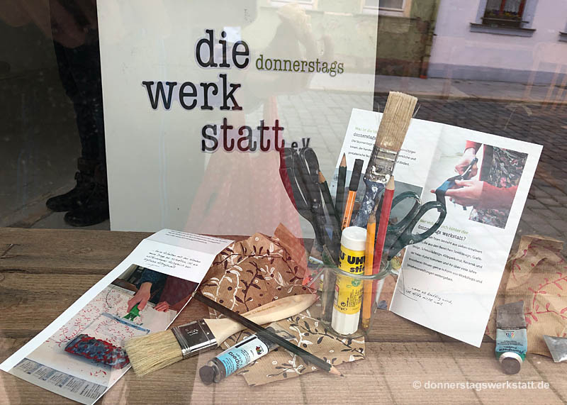 Werkstattschaufenster